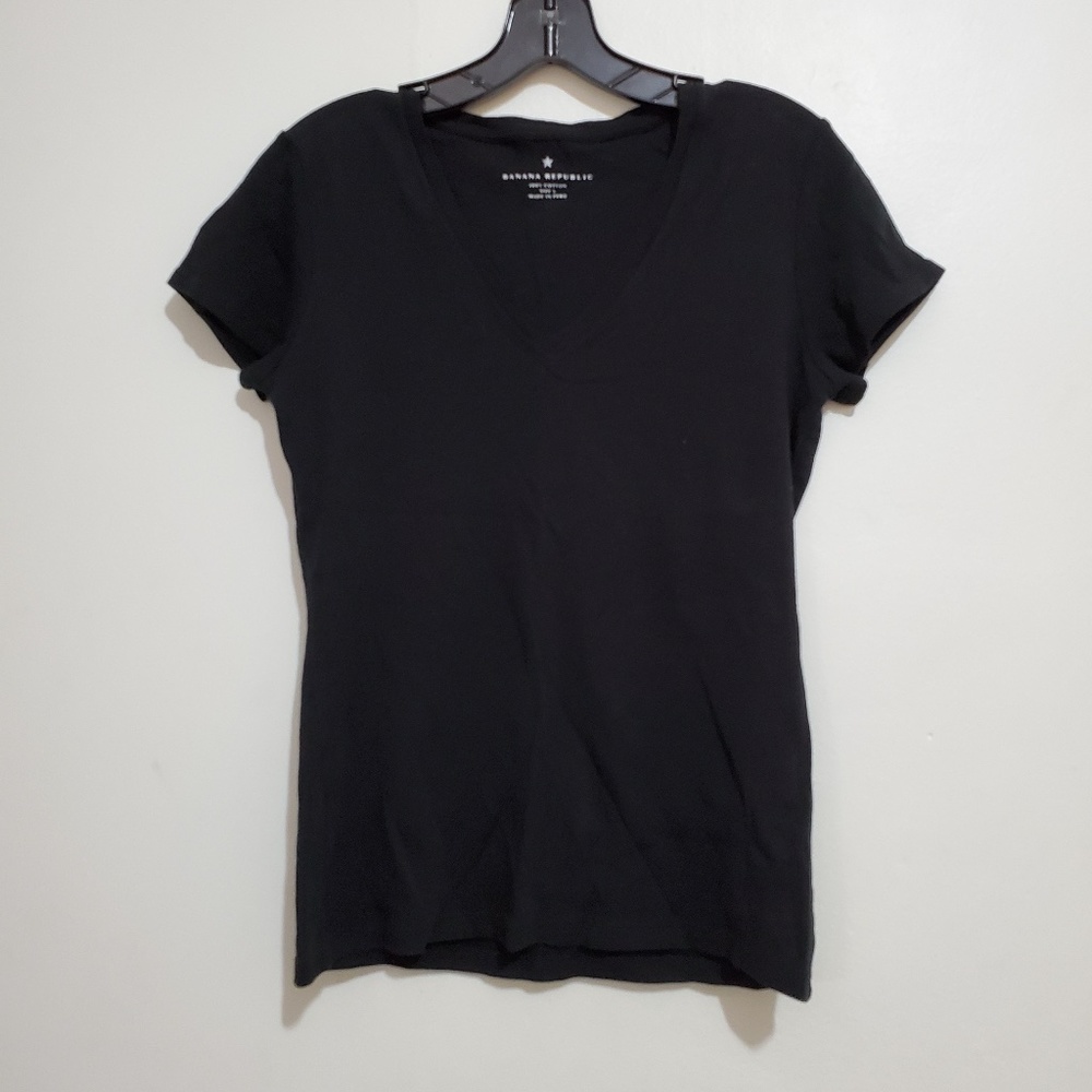 Banana Republic W's SUPIMA® Cotton V-Neck T-Shirt